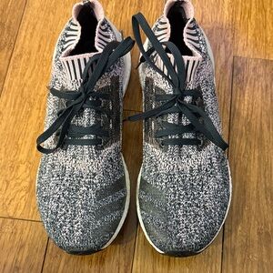 Adidas ultra boost Black and Pink running shoes women’s size 9.5